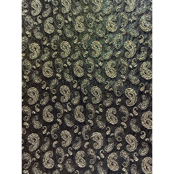 Vintage Unisex Gold Shimmer Paisley Vest SteamPunk WhimsyGoth Costume Cosplay - Picture 8 of 11